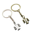 Metal Libra Scale Zodiac Keychain Bag Charm Gift view 5