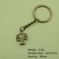 Metal Libra Scale Zodiac Keychain Bag Charm Gift view 2