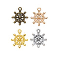 Zinc Alloy Ship Wheel Charm Pendant No.454230 for DIY Necklace Bracelet Jewelry Making view 5