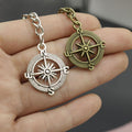 Metal Minimalist Compass Keychain For Bag Charm Gift view 3