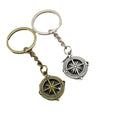 Metal Minimalist Compass Keychain For Bag Charm Gift view 5