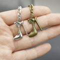 Zinc Alloy High Heel Shoe Keychain For Bag Charm view 4