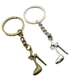 Zinc Alloy High Heel Shoe Keychain For Bag Charm view 5