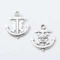 Zinc Alloy Ship Wheel Anchor Charm Pendant No.885154 for DIY Necklace Bracelet Jewelry Making view 3