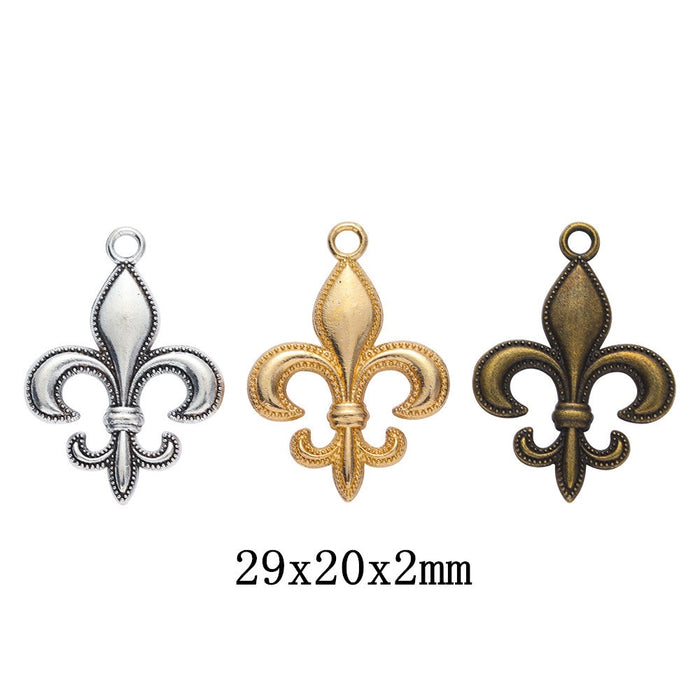 Zinc Alloy Ship Wheel Anchor Charm Pendant No.679285 for DIY Necklace Bracelet Jewelry Making