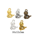 Zinc Alloy Snake Charm Pendant No.736742 for DIY Necklace Bracelet Jewelry Making view 1