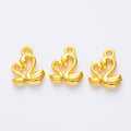 Zinc Alloy Swan Charm Pendant for DIY Necklace Bracelet Jewelry Making view 3
