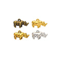 Zinc Alloy Rhinoceros Charm Pendant No.949273 for DIY Necklace Bracelet Jewelry Making view 5