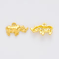 Zinc Alloy Rhinoceros Charm Pendant No.949273 for DIY Necklace Bracelet Jewelry Making view 4