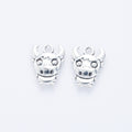 Zinc Alloy Ox Charm Pendant for DIY Necklace Bracelet Jewelry Making view 3