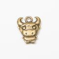 Zinc Alloy Ox Charm Pendant for DIY Necklace Bracelet Jewelry Making view 2