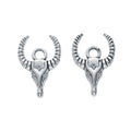Antique Silver Zinc Alloy Bull Head Charm Pendant for DIY Necklace Bracelet Jewelry Making view 2