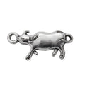 Antique Silver Zinc Alloy Cow Charm Pendant for DIY Necklace Bracelet Jewelry Making view 2