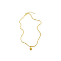 Vietnam Sand Gold Durian Pendant Necklace, Niche Geometric Oval Fashion Gift Necklace For Women view 5
