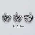 Antique Silver Zinc Alloy Koala Charm Pendant No.585050 for DIY Necklace Bracelet Jewelry Making view 1
