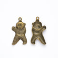 Zinc Alloy Kung Fu Panda Charm Pendant for DIY Necklace Bracelet Jewelry Making view 2