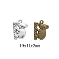 Zinc Alloy Koala Charm Pendant for DIY Necklace Bracelet Jewelry Making view 1
