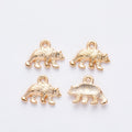 Zinc Alloy Polar Bear Charm Pendant for DIY Necklace Bracelet Jewelry Making view 2