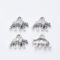 Zinc Alloy Polar Bear Charm Pendant for DIY Necklace Bracelet Jewelry Making view 3