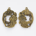 Zinc Alloy Girl Charm Pendant for DIY Necklace Bracelet Jewelry Making view 3
