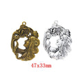 Zinc Alloy Girl Charm Pendant for DIY Necklace Bracelet Jewelry Making view 1