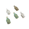Zinc Alloy Buddha Head Charm Pendant for DIY Necklace Bracelet Jewelry Making view 5
