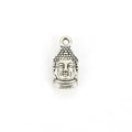Zinc Alloy Buddha Head Charm Pendant for DIY Necklace Bracelet Jewelry Making view 2