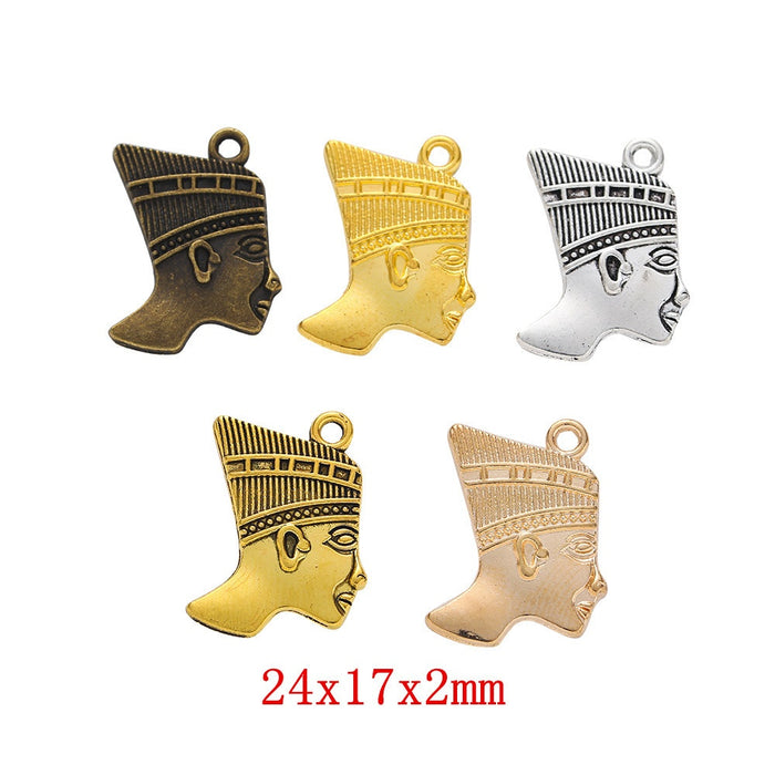 Zinc Alloy Pharaoh Charm Pendant for DIY Necklace Bracelet Jewelry Making