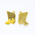 Zinc Alloy Pharaoh Charm Pendant for DIY Necklace Bracelet Jewelry Making view 4