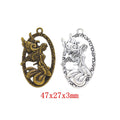 Zinc Alloy Angel Charm Pendant No.042281 for DIY Necklace Bracelet Jewelry Making view 1