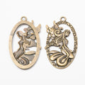 Zinc Alloy Angel Charm Pendant No.042281 for DIY Necklace Bracelet Jewelry Making view 3