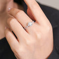 Hot Faux Moissanite Sunflower Ring For Proposal Engagement Wedding Anniversary Gift view 3