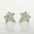Delicate Maple Leaf Zircon Stud Earrings, 2024 Fashion Niche Design Women's Ear Jewelry view 4