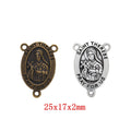 Zinc Alloy Virgin Mary Charm Pendant for DIY Necklace Bracelet Jewelry Making view 1