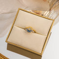 Niche Sun And Moon Open Ring For Couples, Stackable Celestial Adjustable Finger Jewelry view 4