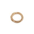 European American Statement Winding Line Elastic Bangle Punk Cross Layered Metal Bracelet view 5