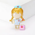Alloy Cartoon Female Doctor Brooch For Coats And Suits view 2