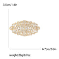 Alloy Bridal Brooch Pin Shawl Buckle For Coats And Sweaters view 6