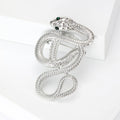 Alloy Long Snake Brooch Pin For Coat And Suit Accessories view 2