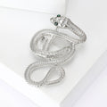 Alloy Long Snake Brooch Pin For Coat And Suit Accessories view 5