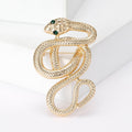 Alloy Long Snake Brooch Pin For Coat And Suit Accessories view 4