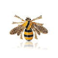 Alloy Enamel Yellow Bee Brooch For Cute Fashion Styling view 4