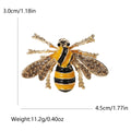 Alloy Enamel Yellow Bee Brooch For Cute Fashion Styling view 3