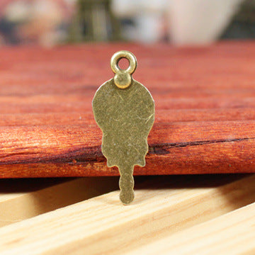 31.5x13mm Alloy Bow Lollipop Charm Pendant