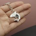 Metal Shark Keychain Bag Charm Gift view 4
