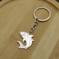 Metal Shark Keychain Bag Charm Gift view 3