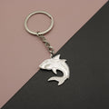 Metal Shark Keychain Bag Charm Gift view 1