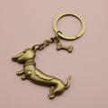 Antique Bronze Alloy Dog Bone Keychain Pet Lover Gift view 6
