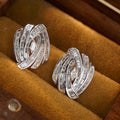 Fashion Personalized Women's Stud Earrings T Shape Elegant Commuter Earrings For Daily Wear view 1