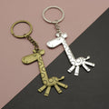 Zinc Alloy Giraffe Keychain Bag Charm Gift view 1